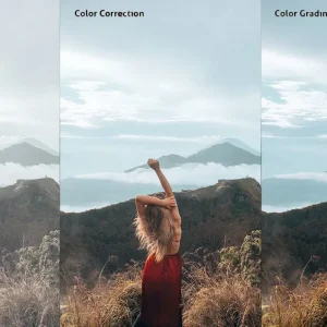 Digital photo color grading and tone adjustment